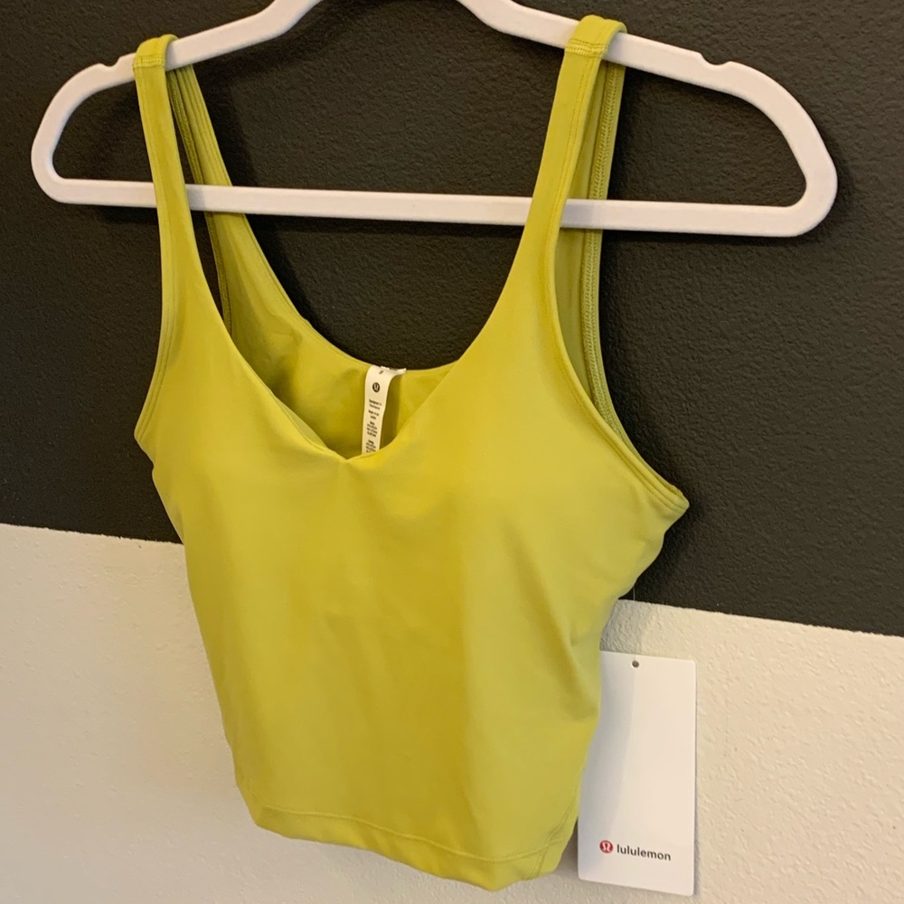 Lululemon Align Tank - yellow pear size 8